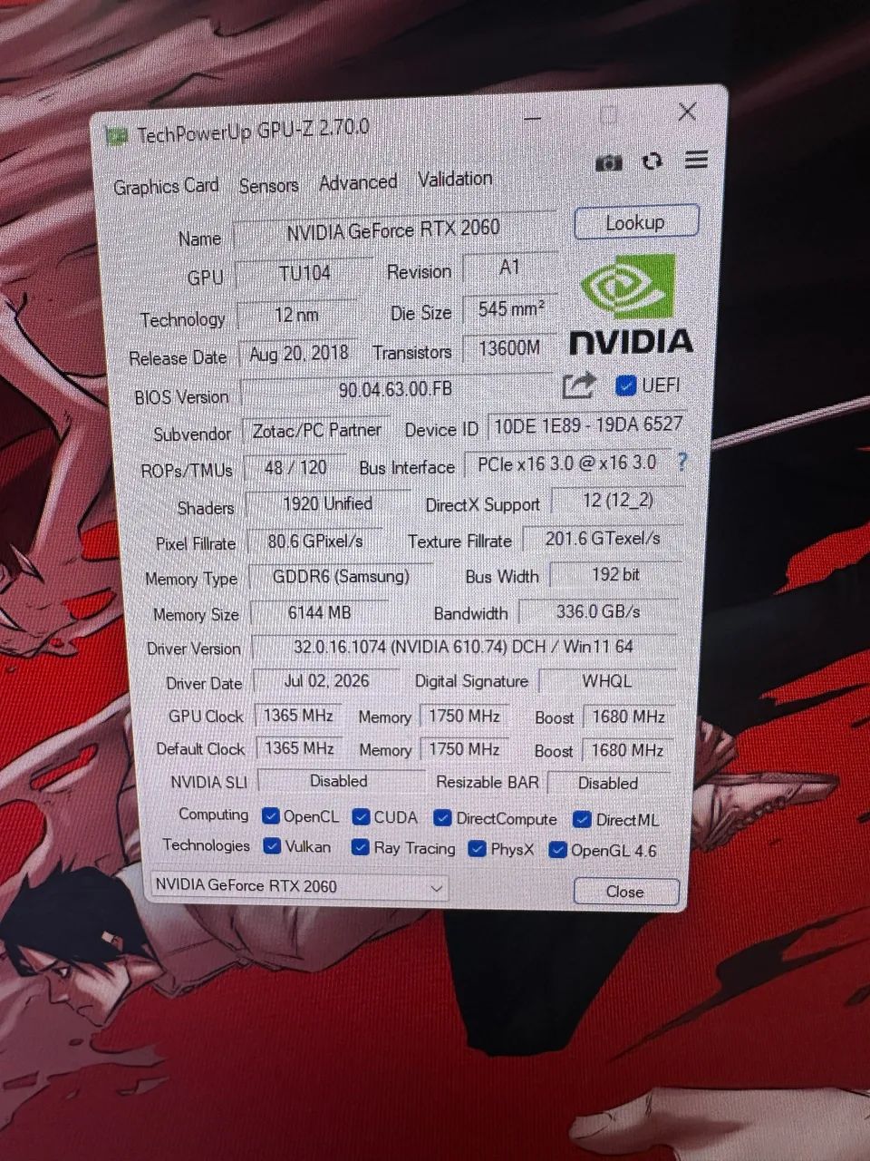 RTX 2060 6GB - Foto 2
