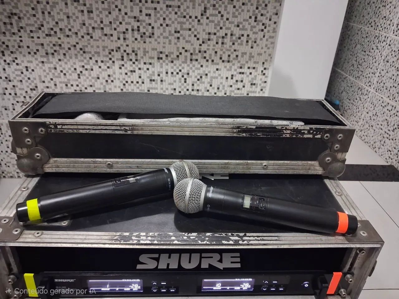 Vende se microfone shure