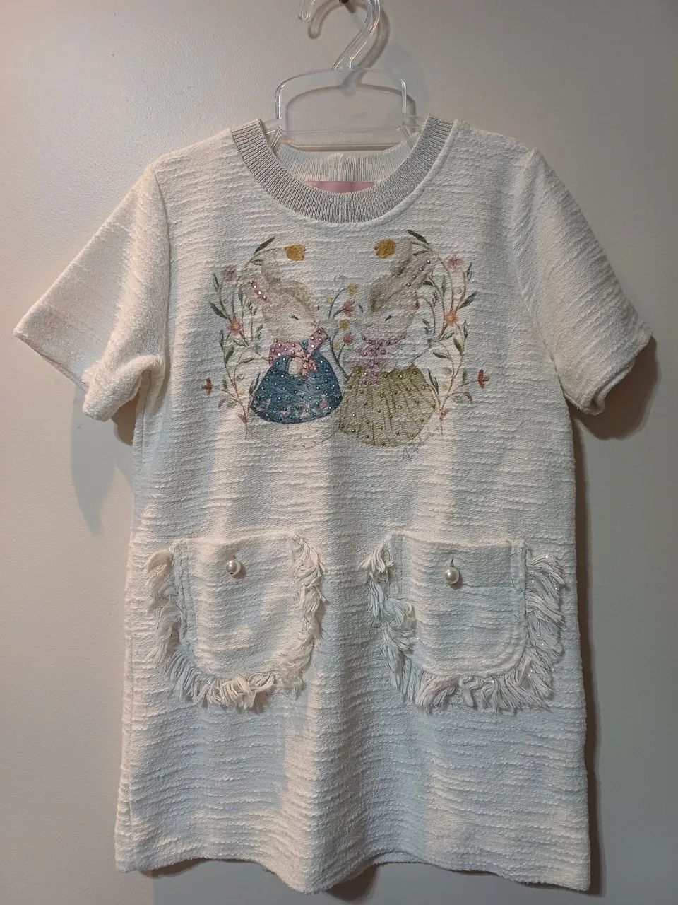 Vestido moleton boucle Pituchinhu's Coelhos.