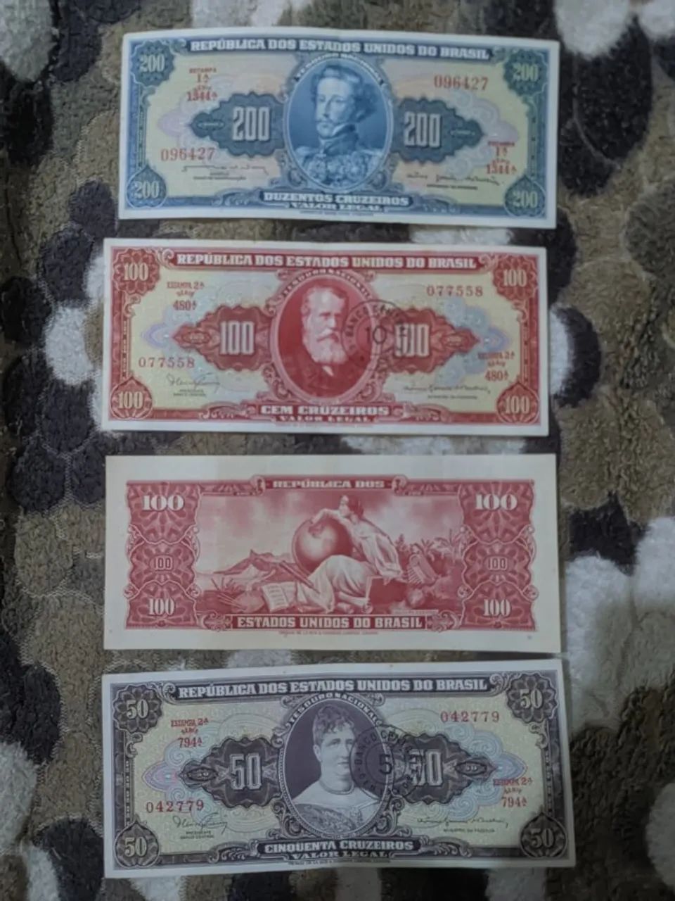 Cédulas Cruzado/Cruzado Novo (40-90) (Valor por cada uma)