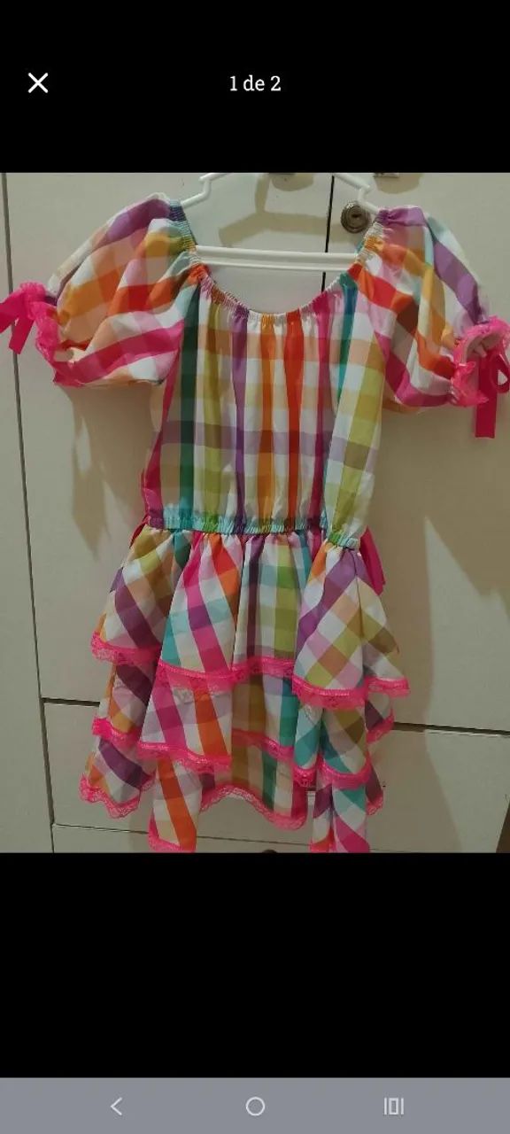 Vestido Junino Infantil - Foto 3
