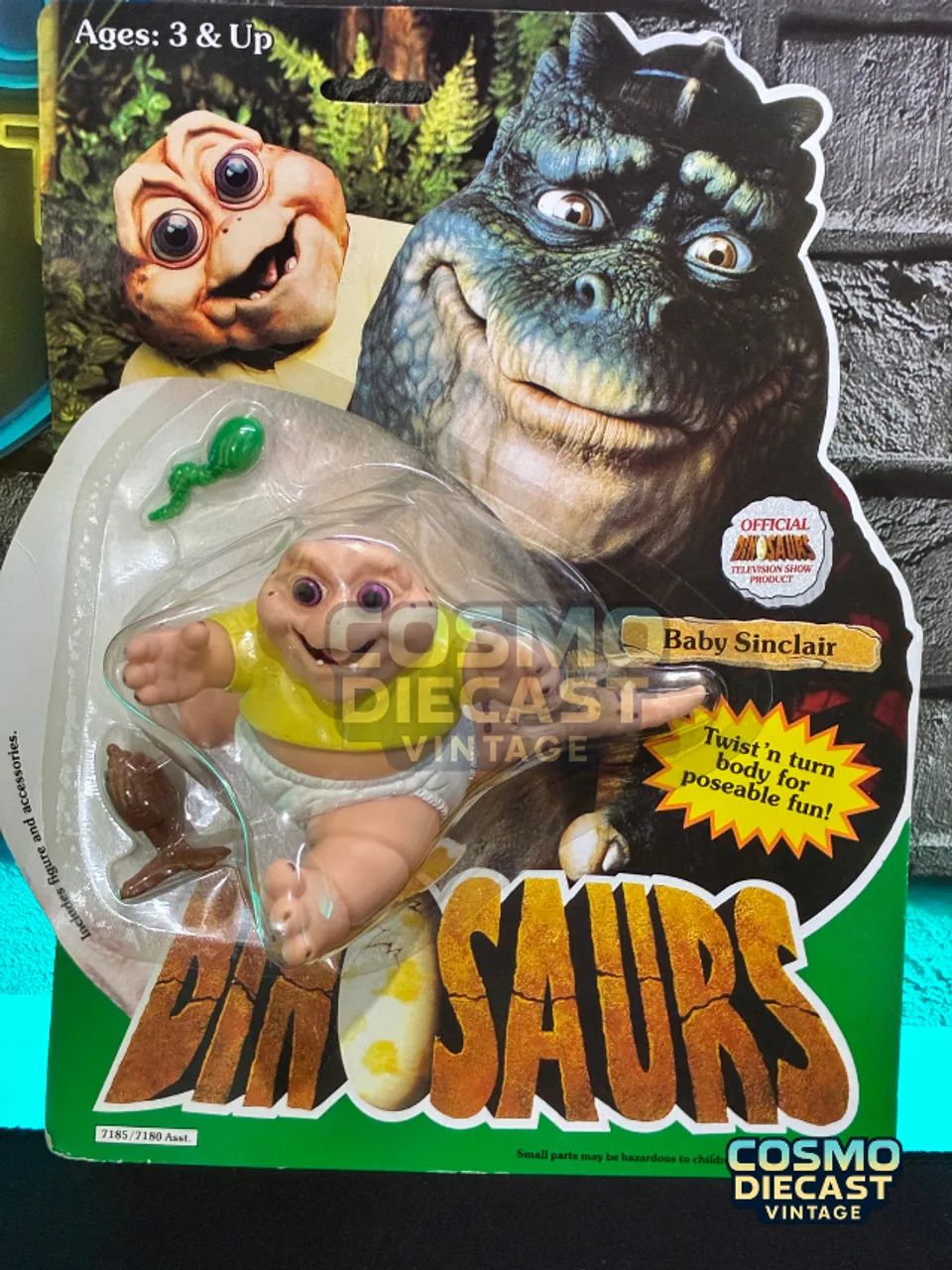 Família Dinossauro - Set completo vintage lacrado - Brinquedos e