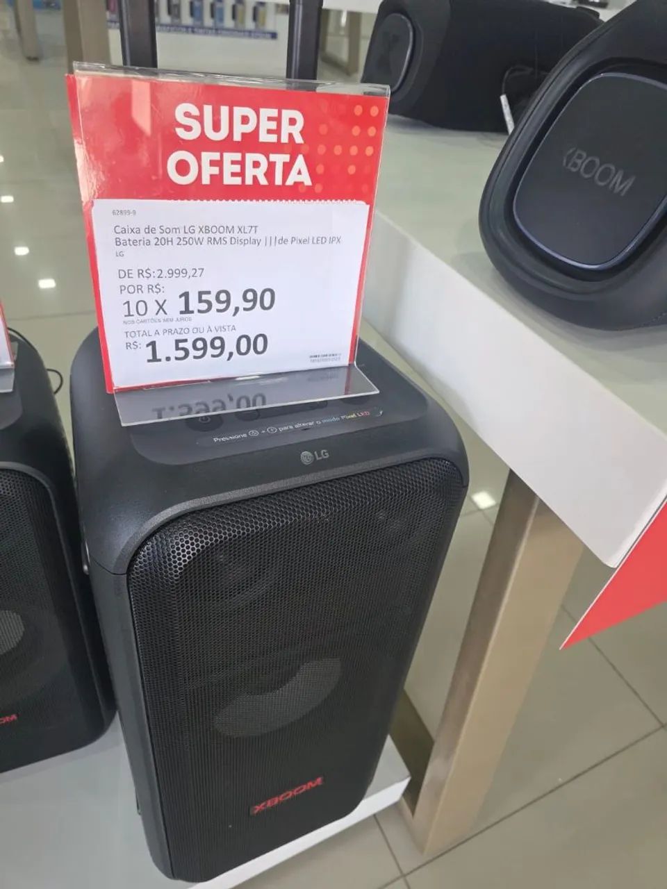 Caixa de som LG XBOOM XL7T