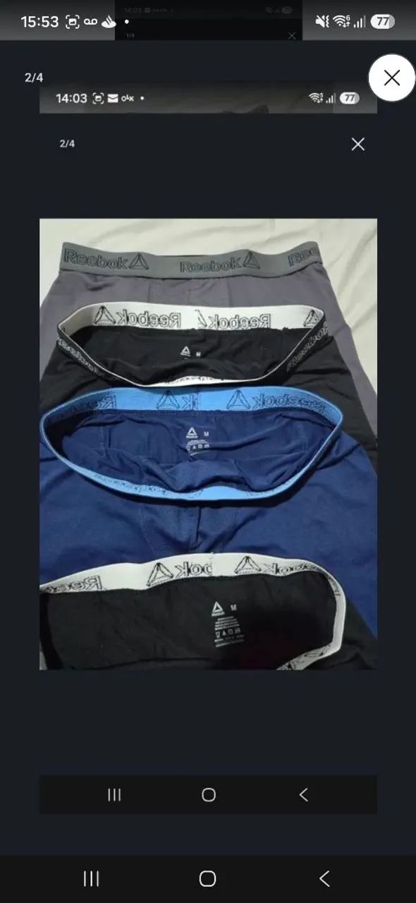 Cuecas Reebok originais.  - Foto 4
