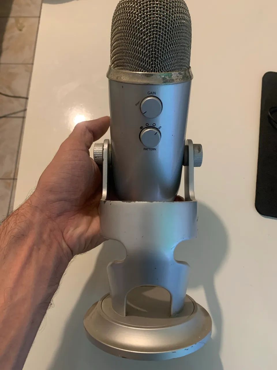 Microfone Blue Yeti USB Silver - Foto 2