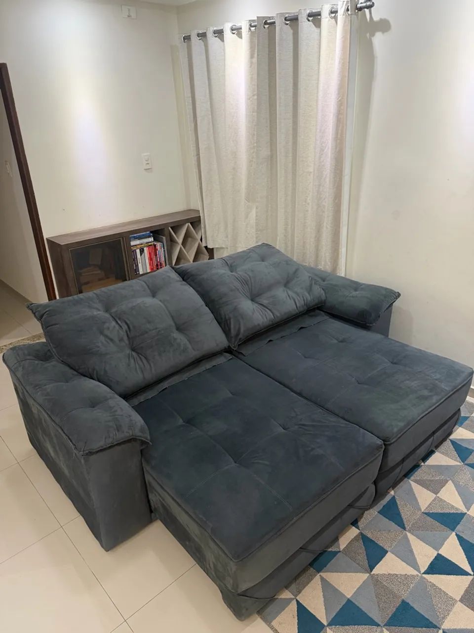 Sofá 4 lugares retrátil  - Foto 4