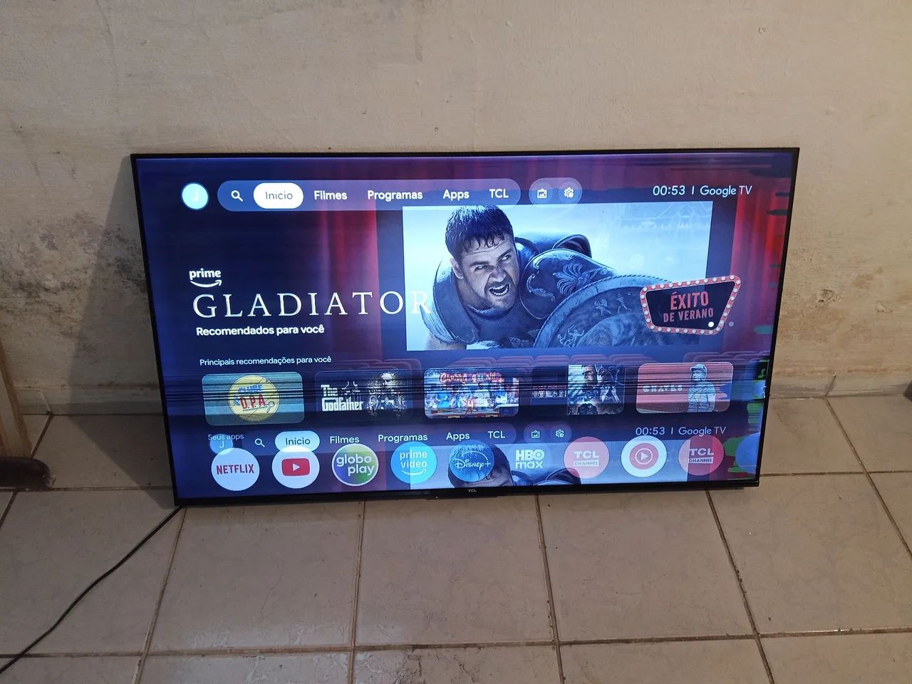 Tv Semp TCL 50 polegadas com avaria 
