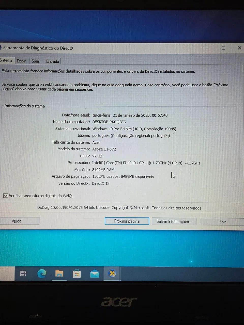 Notebook acer com ssd - Foto 5