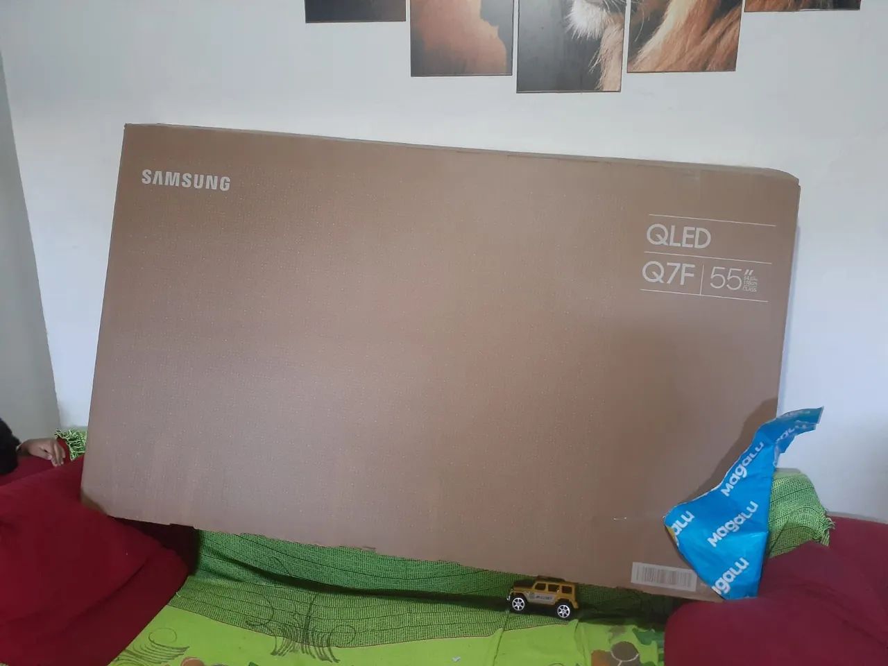 Cx de papelão para tv 55 polegadas com isopor! Aceito proposta 
