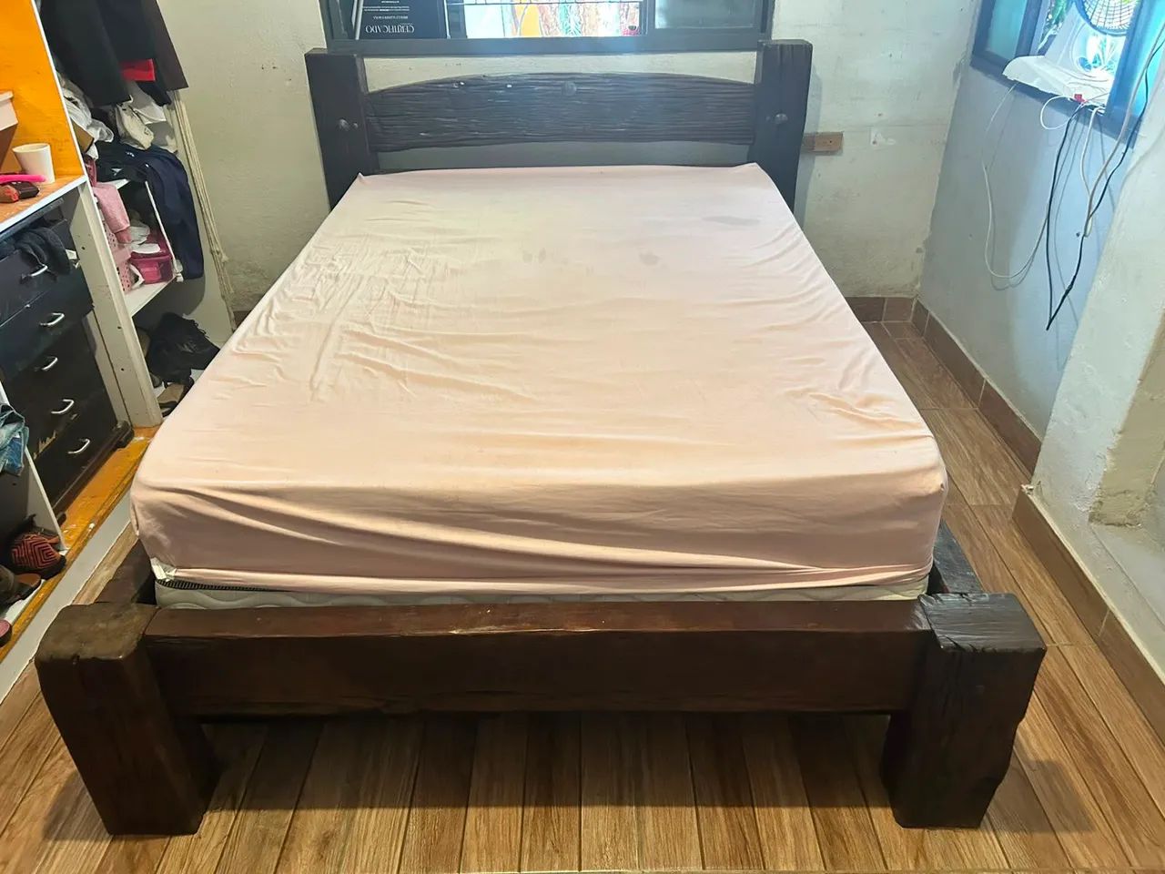cama madeira maciça 