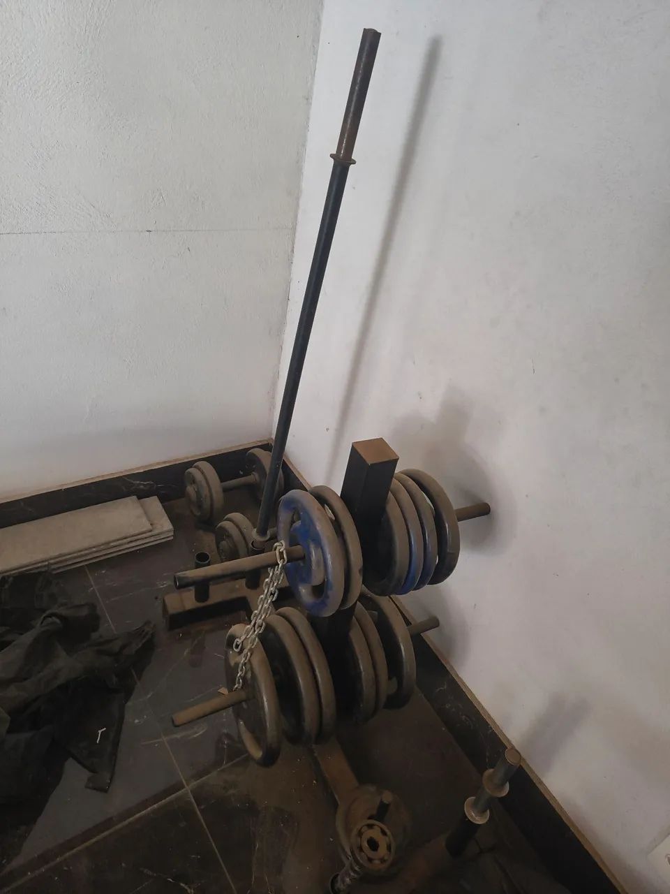 Anilhas e suporte 