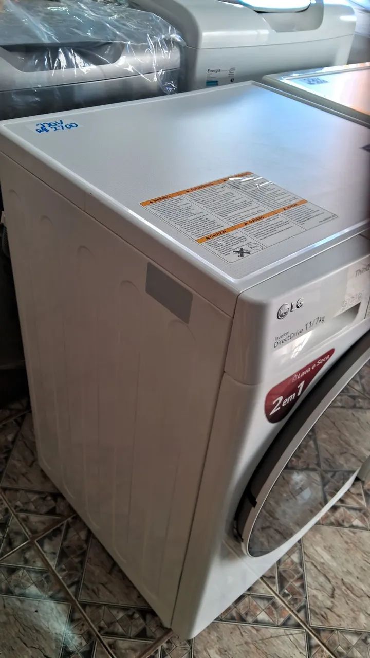 Vendo lava e seca lg 11kg 220v  - Foto 4