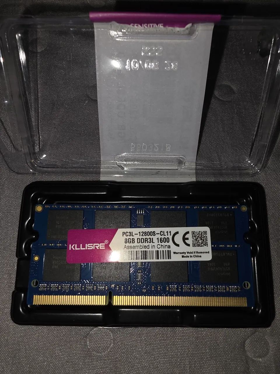 Memória ram ddr3l 1600mhz notebook.