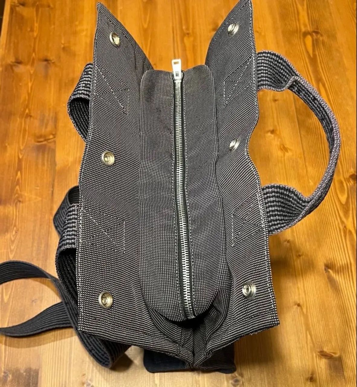 hermès fourre tout backpack canvas 100% original  - Foto 2