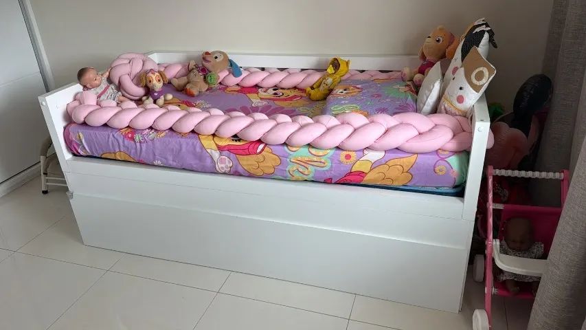 Cama solteiro com cama auxiliar - planejada  - Foto 2