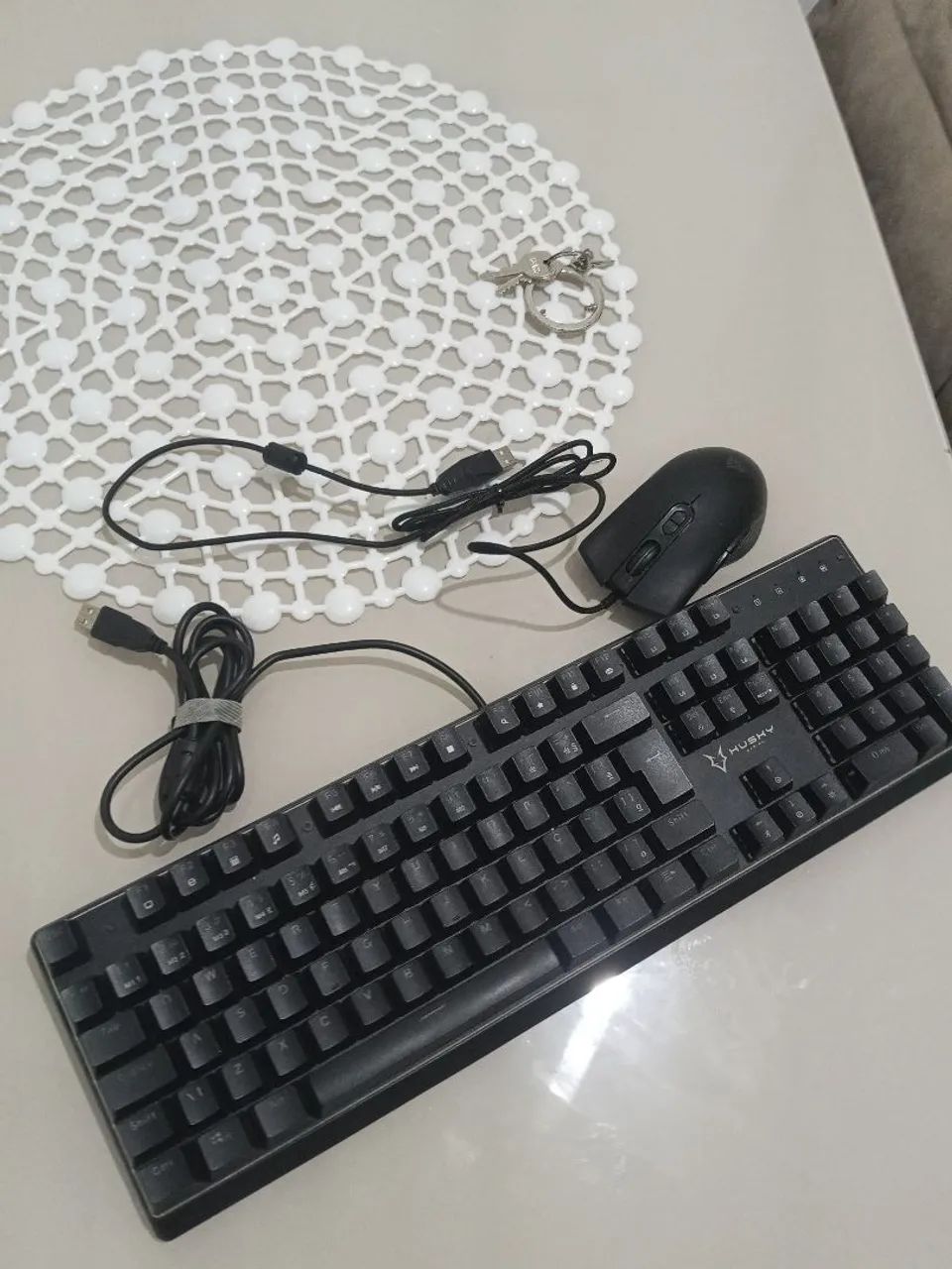 Teclado gamer husky + mouse 