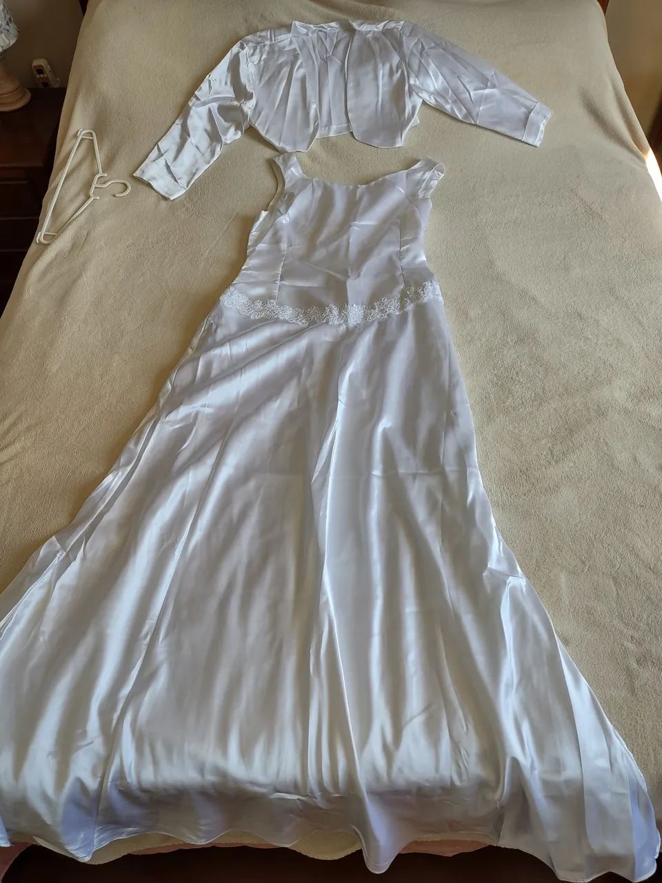 Vestido de noiva cetim - Foto 4