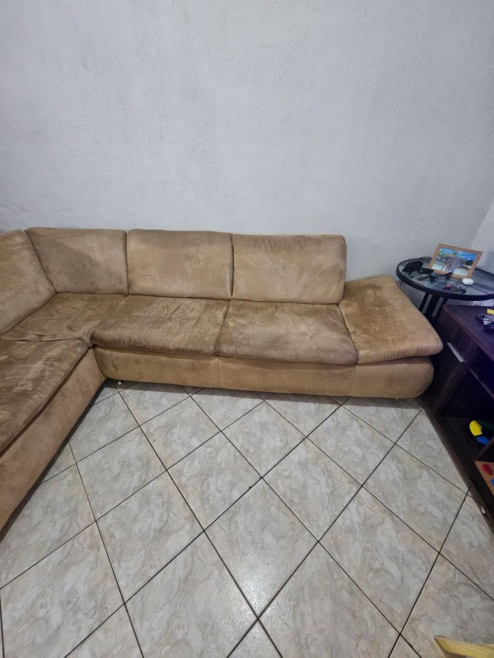 Sofá canto Umaflex em bom estado  - Foto 4