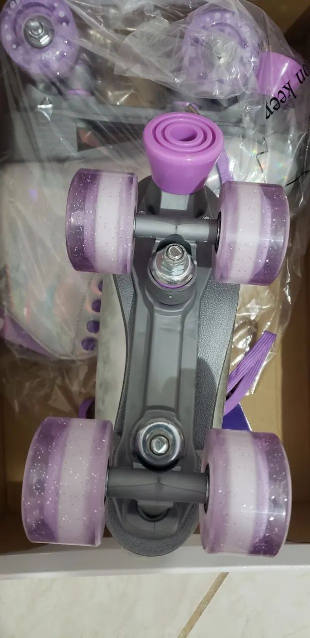 Patins Hd Inline Quad - Cherry Silver - Foto 5
