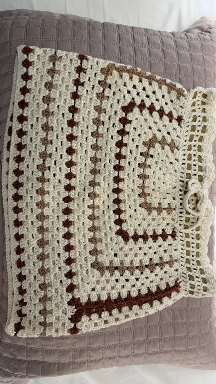 Conjunto saia e topper crochê  - Foto 3