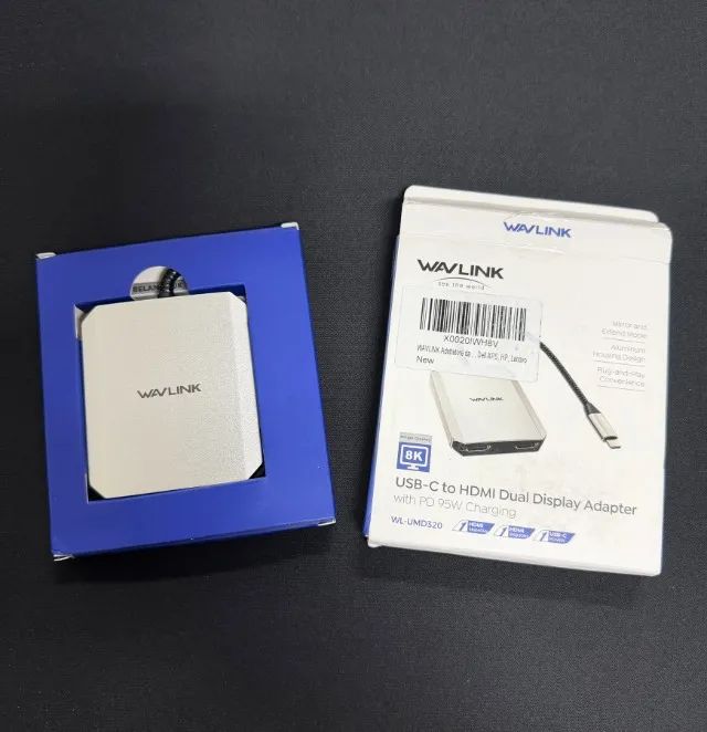 Conversor Usb C Wavlink Para Duplo HDMI 4k/60hz Pd 95w - Foto 5