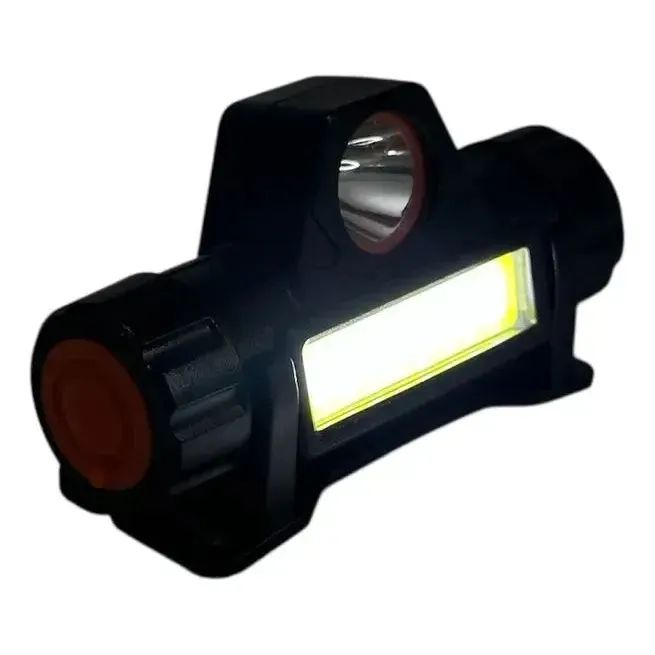 Lanterna de cabeça led recarregável - Foto 2