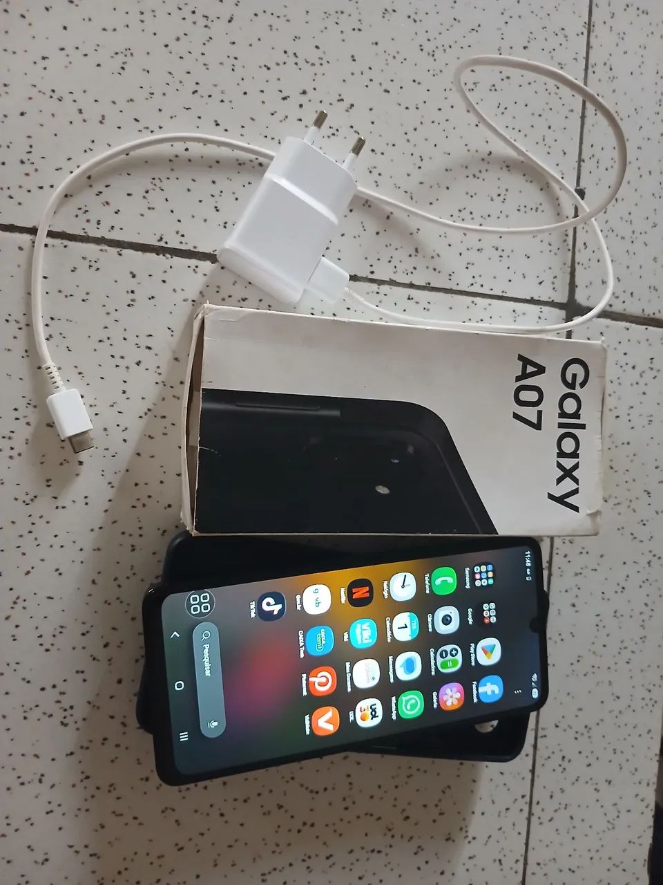 Vendo Samsung A07 novo
