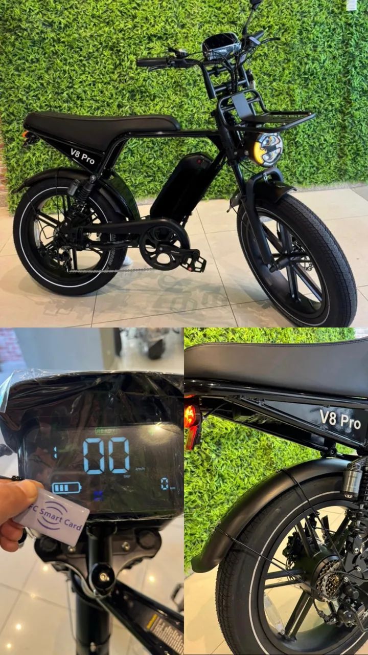 Bicicleta Elétrica V8 PRO - Foto 2