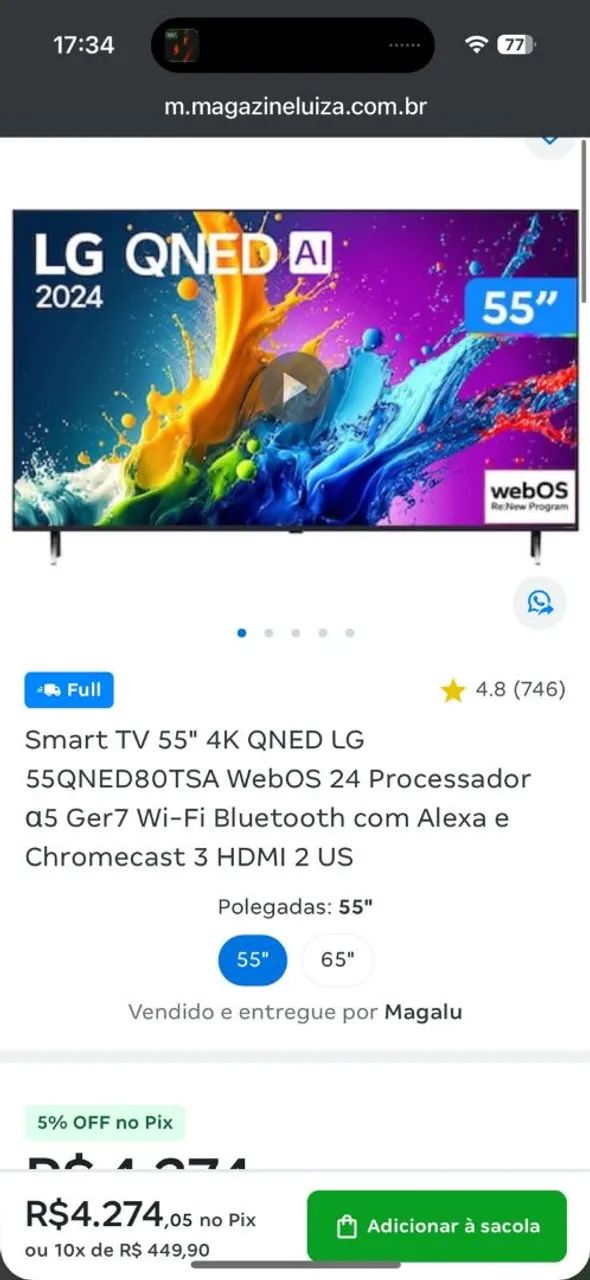 TV LG 55 POLEGADAS  - Foto 5