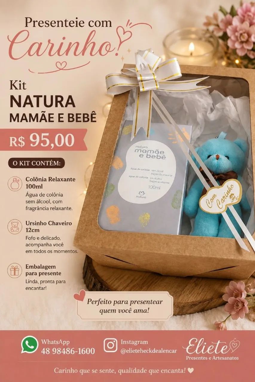 Kits presentes natura mamãe e bebê  - Foto 2