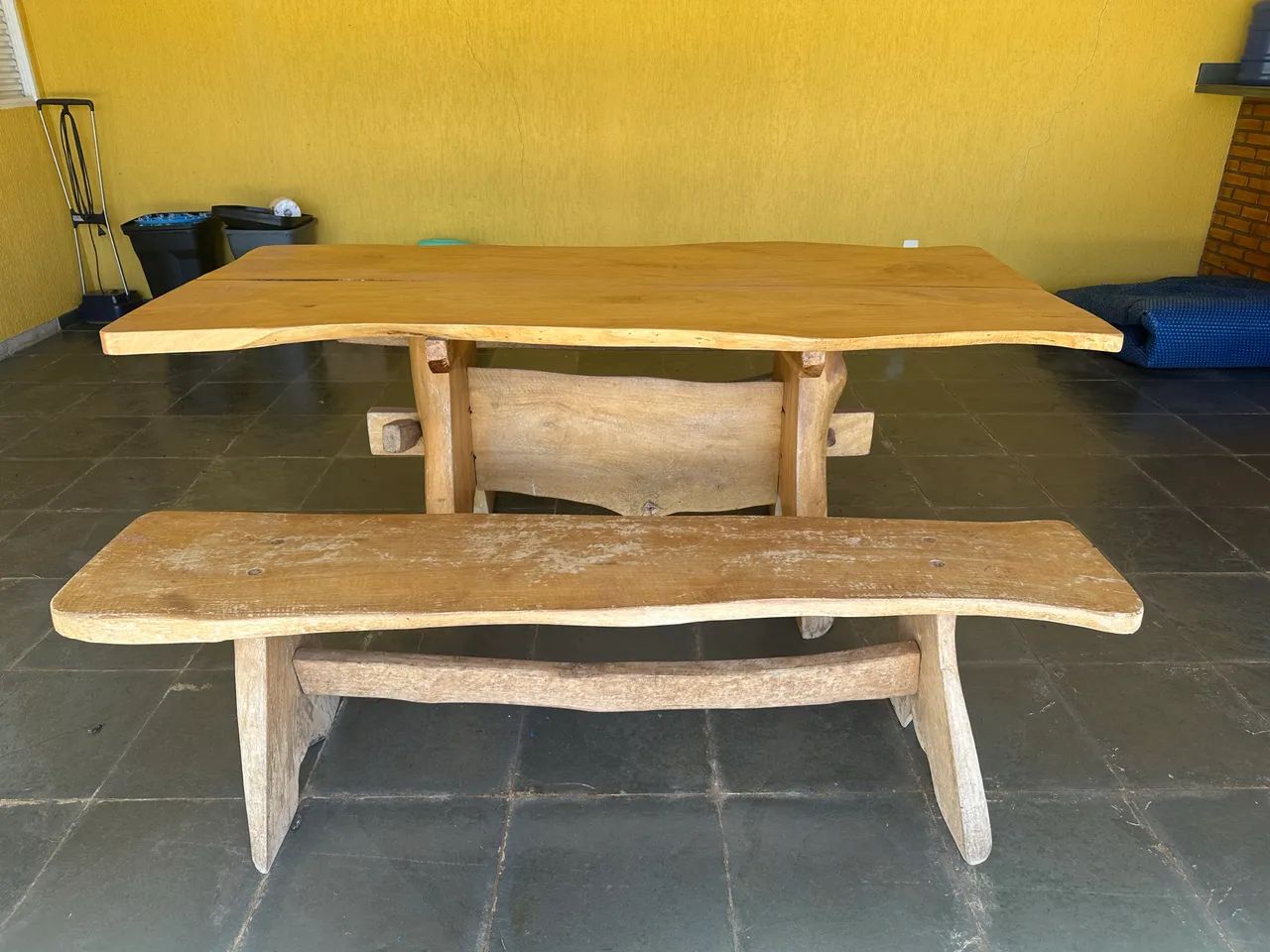Mesa de madeira externa  - Foto 3