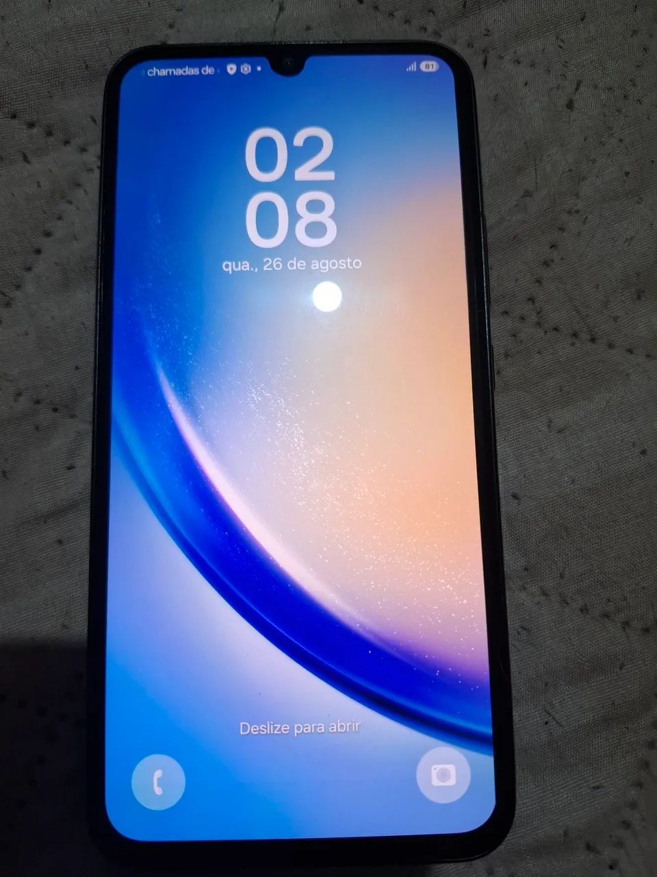 Vendo celular a34 novo 