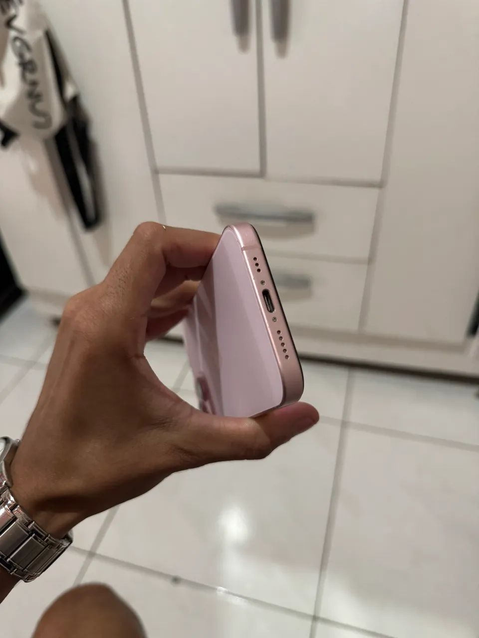 Iphone 15 rose 128gb zero - Foto 5