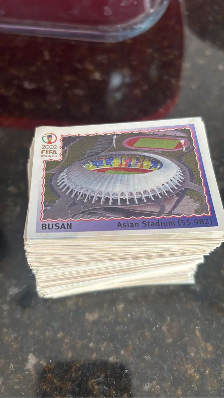 Figurinhas Copa 2002 Descoladas 
