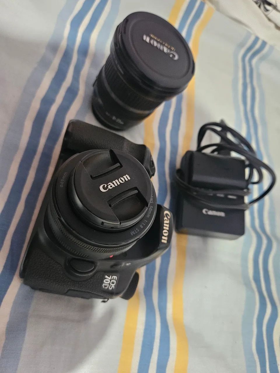 70d cannon com lentes 50mm e 10-22mm