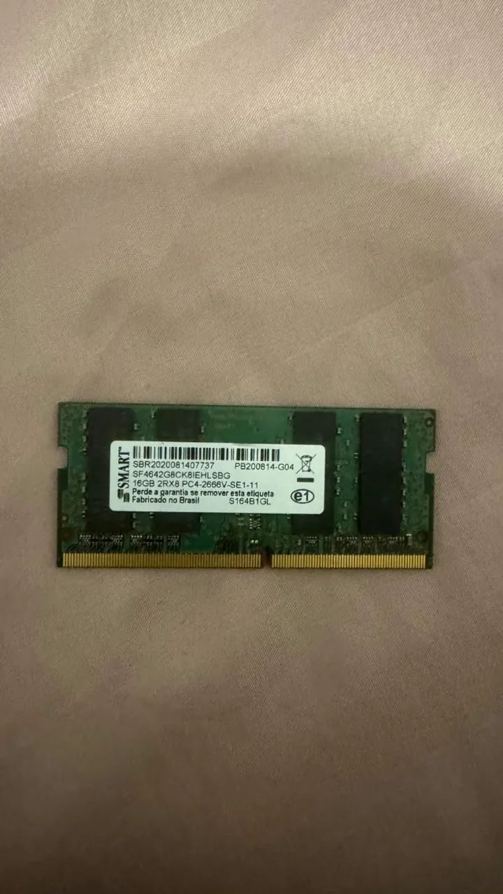 Memoria RAM 32GB - (2x16) 2666Mhz - Notebook - Foto 3