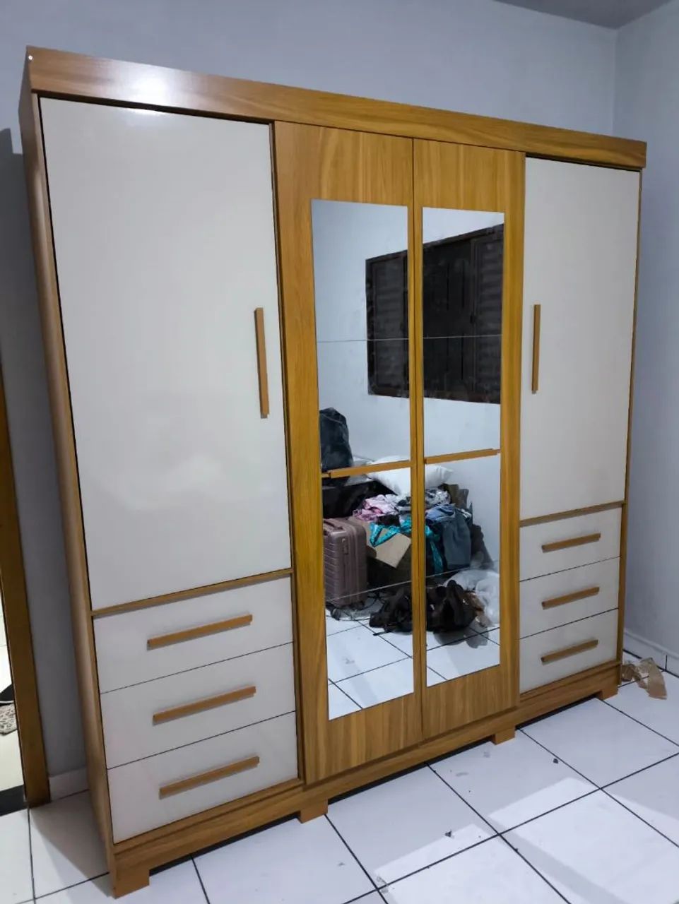 Guarda roupa casal entrega e montagem grátis 