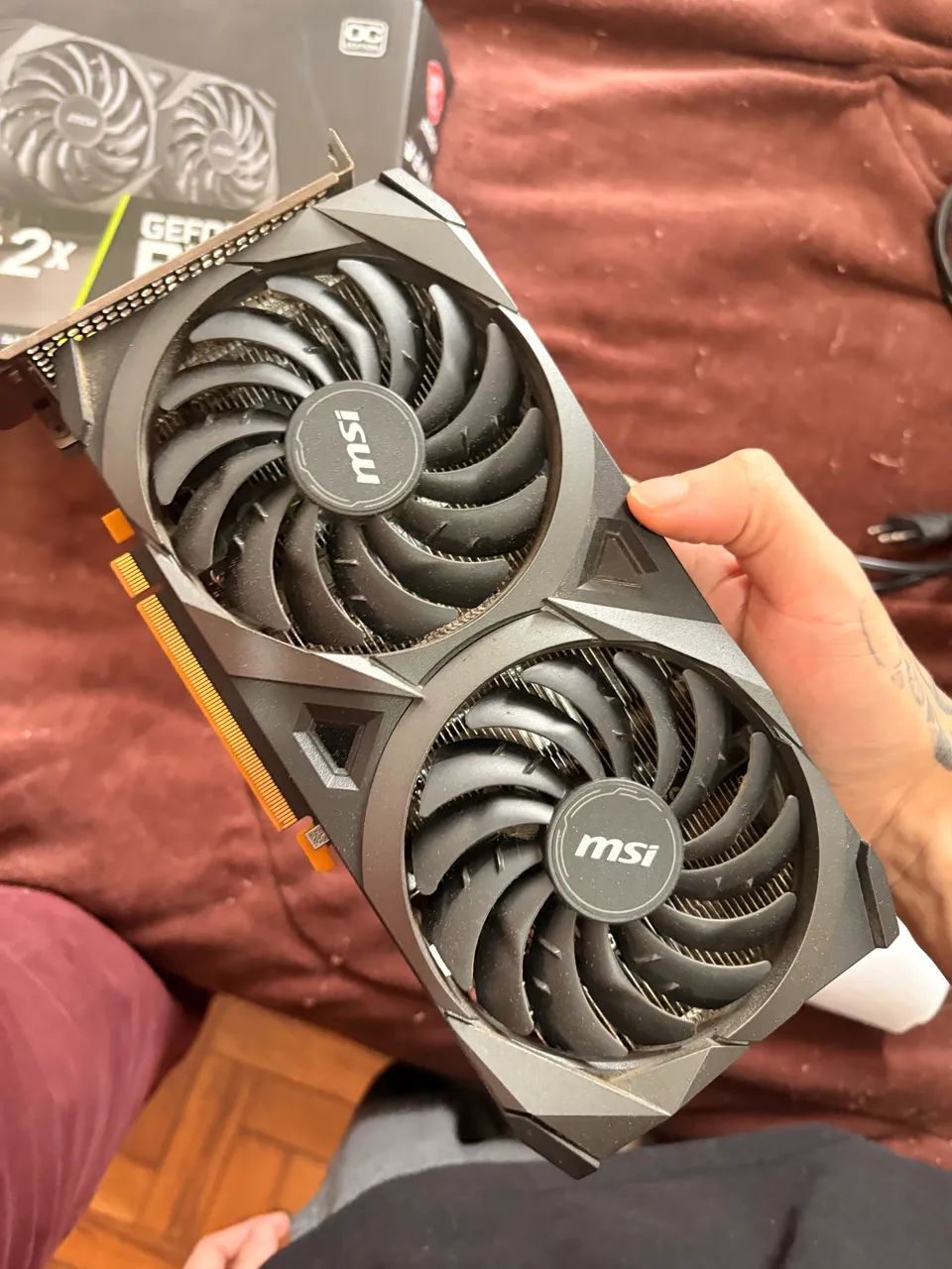 PLACA DE VÍDEO MSI GEFORCE RTX 3060 VENTUS 2X 12GB