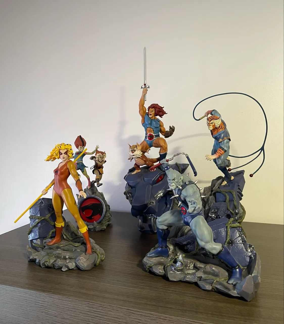 Thundercats iron studios 1/10 set completo - Foto 2