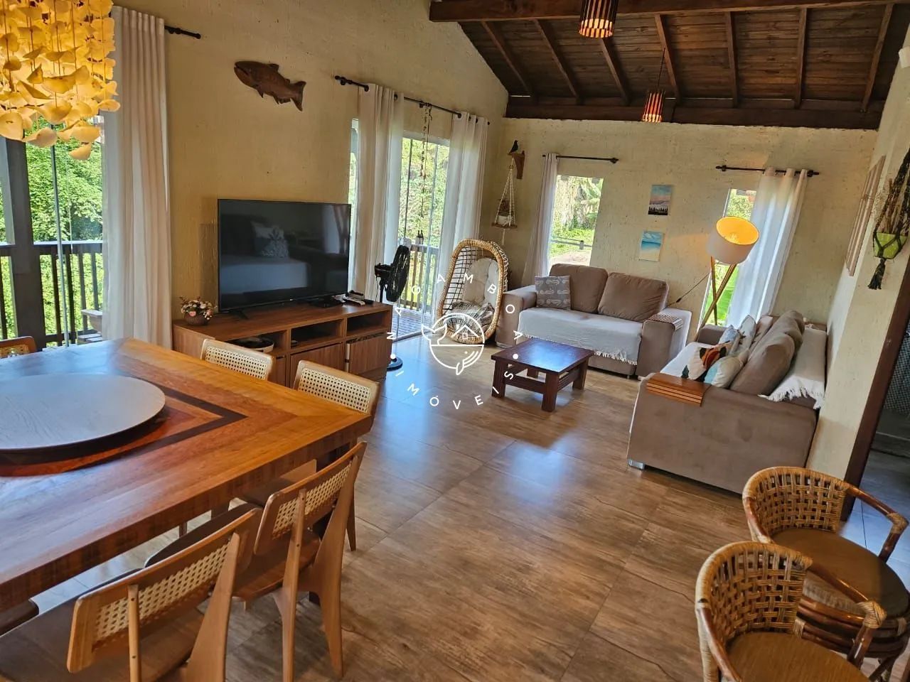 Casa com 3 quartos e amplo terreno na Praia da Gamboa  Garopaba - Foto 4