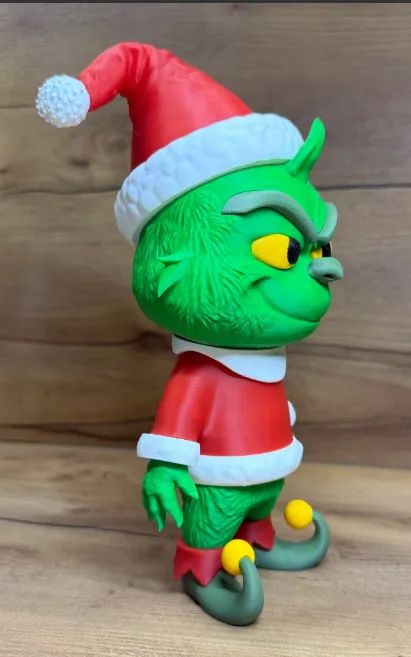 Boneco Grinch de Natal Colecionável - Impressão 3D - Foto 3