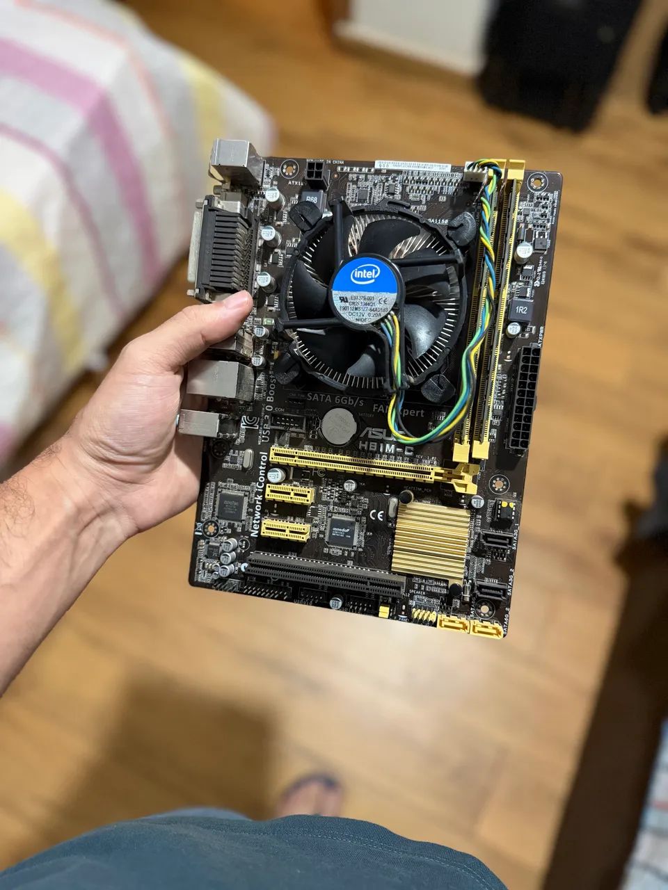 Kit processador, placa mãe, memória ram e placa de vídeo  - Foto 2