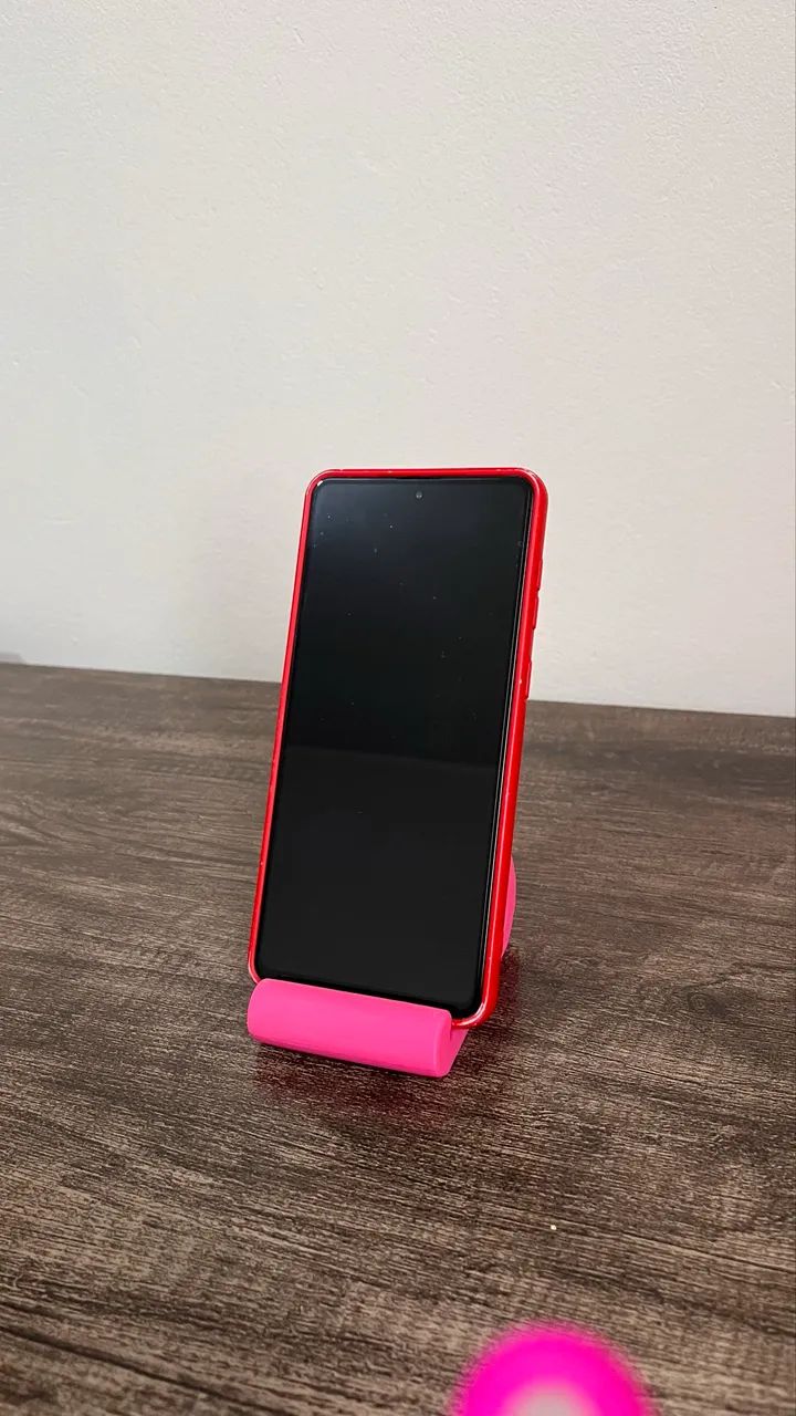 Porta Celular de Mesa Rosa com Coração - Suporte para Celulare - Foto 3