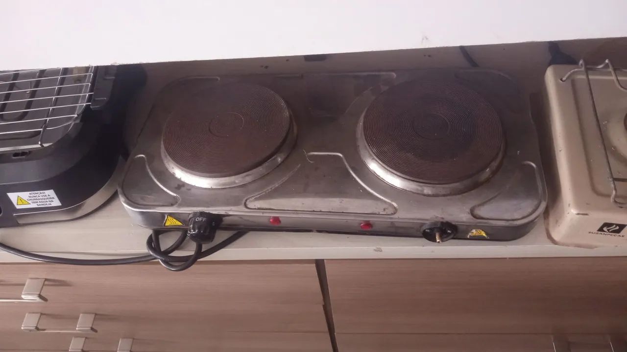 FOGÃO PARA ACAMPAR OU QUEBRA GALHO FUNCIONANDO - Foto 2