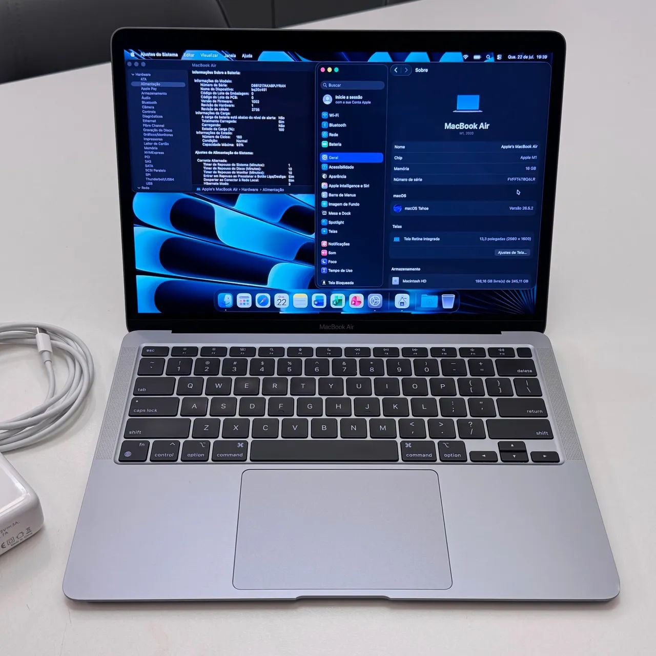 MacBook Air M1 16Gb 256Gb | Ótimo Estado - Notebooks - Centro