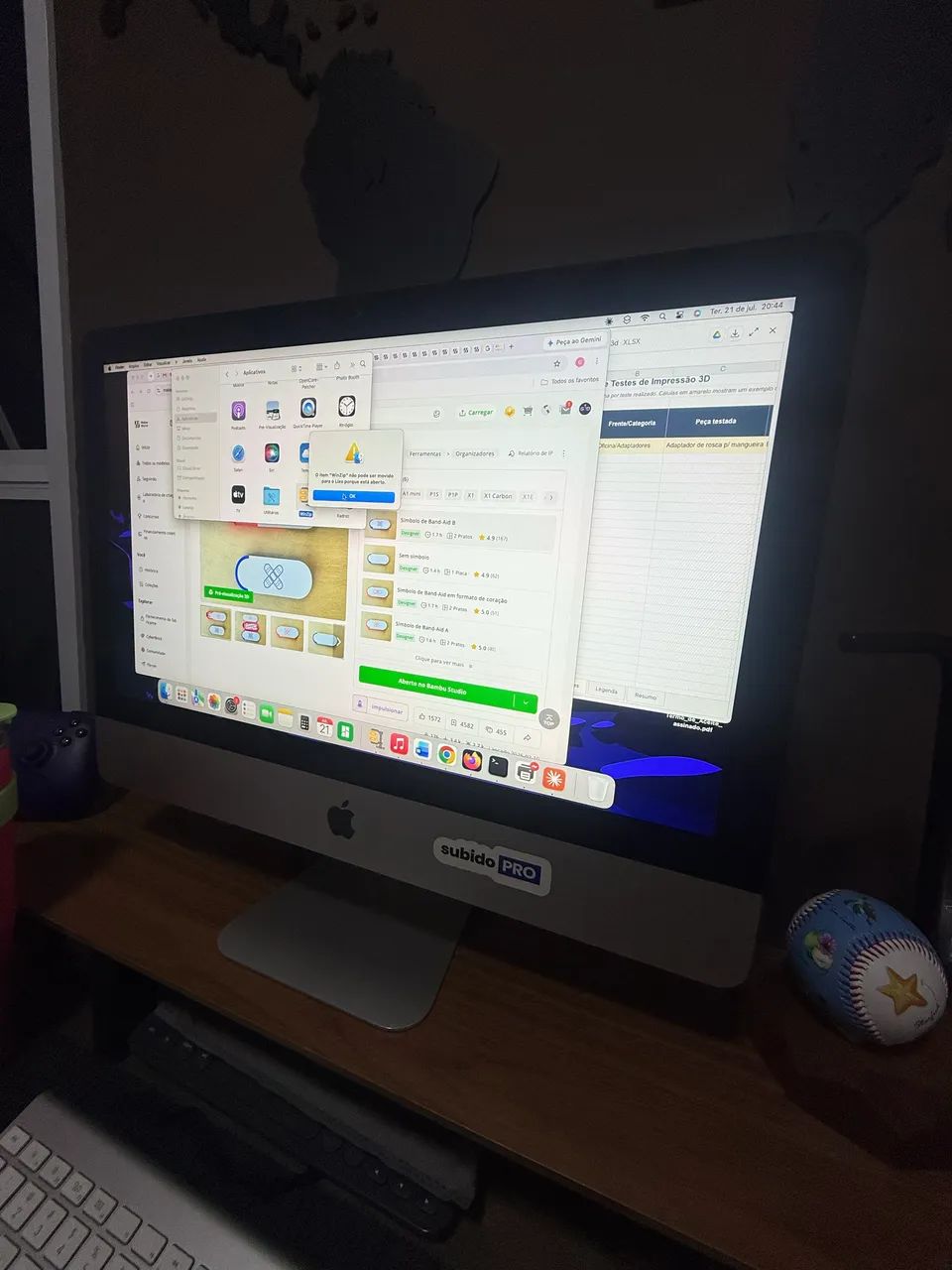 iMac 21,5? Late 2013 i5 16GB SSD ? c/ Teclado, Mouse e Caixa Original - Foto 4