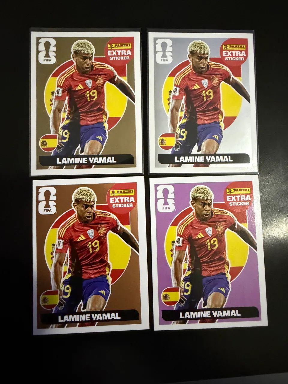 Coleção do Yamal legends 2026 figurinhas