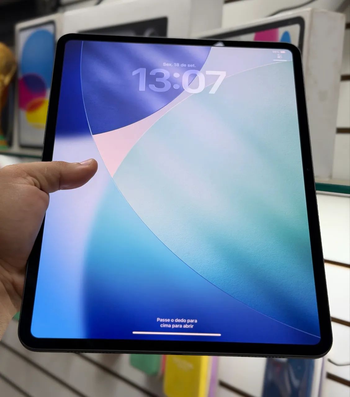 Ipad pro m5 13 polegadas 2tb tela de nano-texture apenas 8 ciclos, 16gb de ram ( 2 tera ) - Foto 5