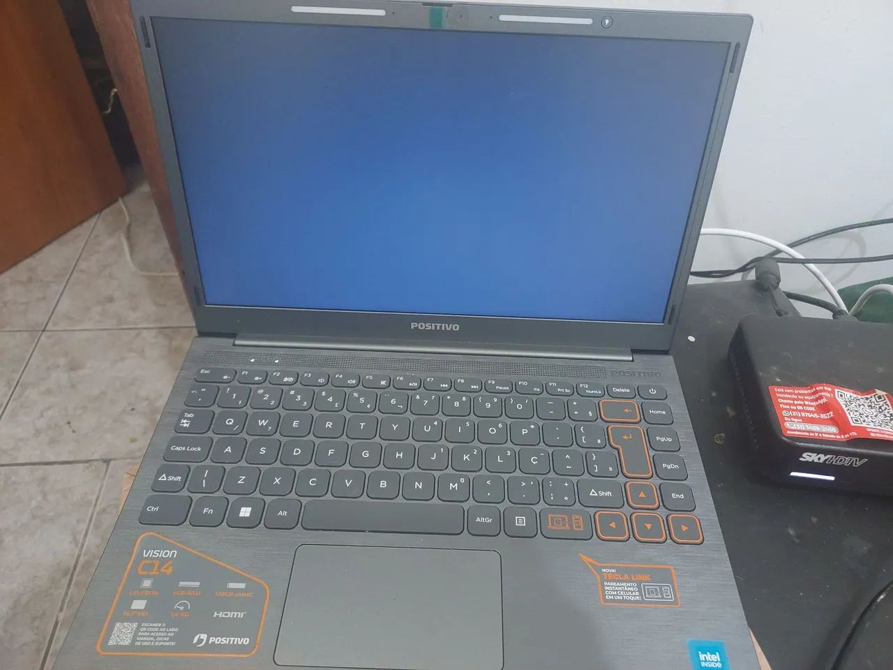  Poucas horas de uso Notebook positivo 128GB 4Ram - Foto 2