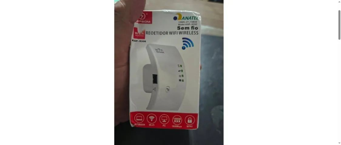 Repetidor de Sinal WiFi - Internet Chega no Quarto - Foto 2